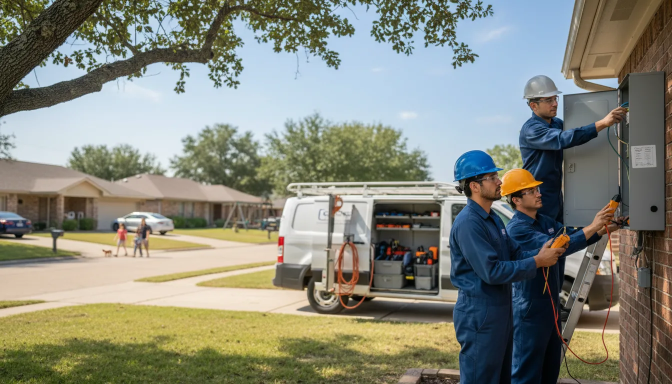 Certified electrician providing emergency electrical services in Bonlee, NC